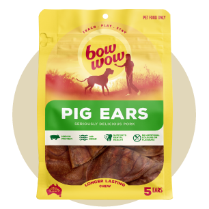 Bow Wow Pig Ears 5Pk