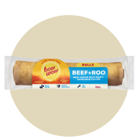 Single Natural Beef & Kangaroo Rolls for Dogs