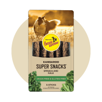 Kangaroo, Spinach and Kale Flavoured Super Snack Sticks